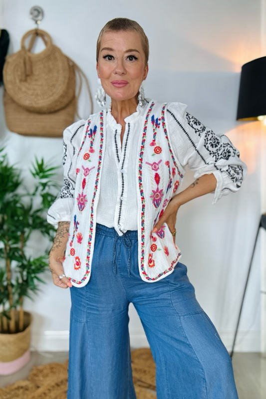 Blaze Embroidered Waistcoat