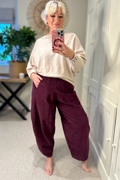 Nadia Cocoon Corduroy Trousers