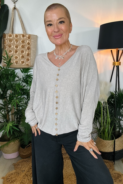 Hope Button Top - PRE-ORDER