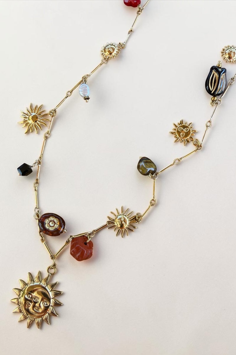 Golden Sol Charm Chain