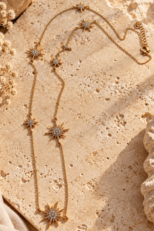 Gold Starshine Necklace