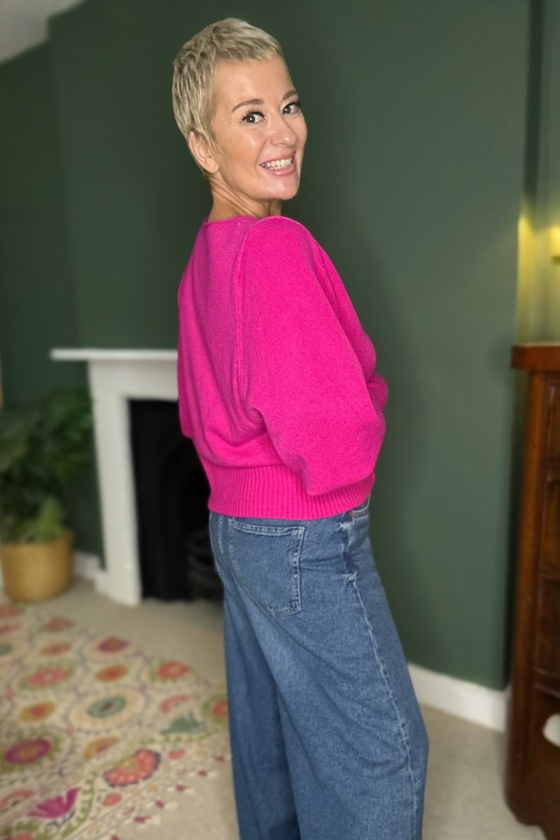 Balloon Sleeve Cardigan