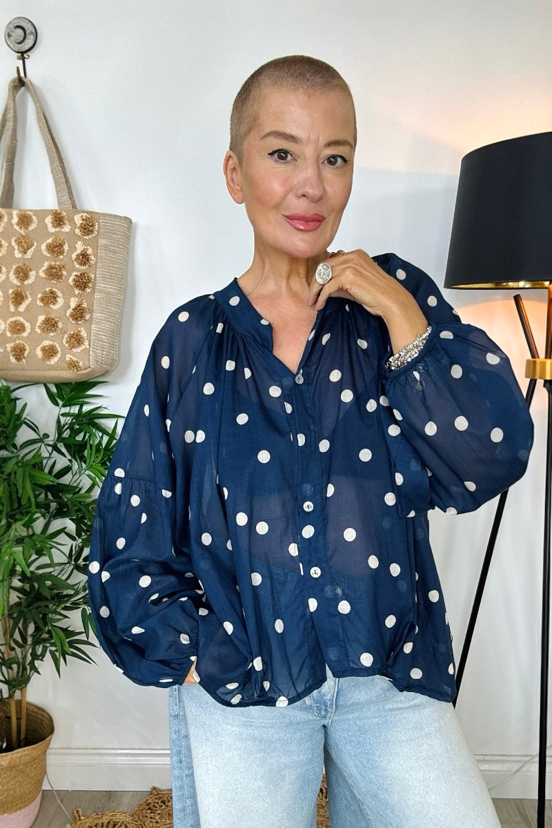 Polka Dot Blouse