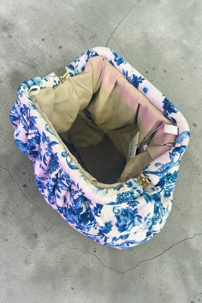 Puffy Clutch Bag - Floral