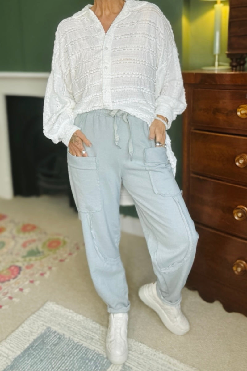 Asha Relaxed Fit Cargo Sweatpants