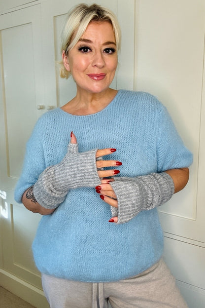 Long Fingerless Gloves