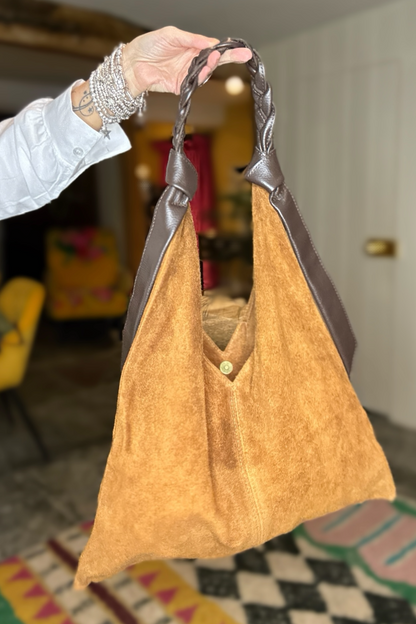 Slouchy Suede Hobo Bag