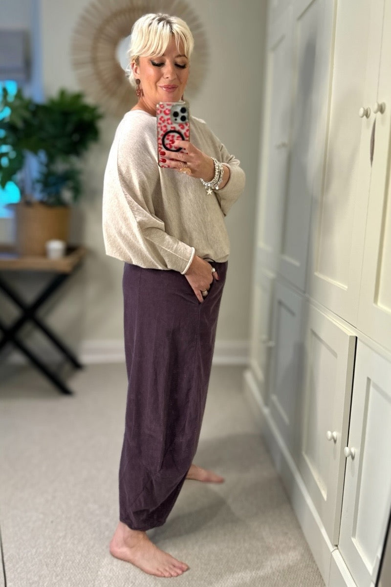 Nadia Cocoon Corduroy Trousers