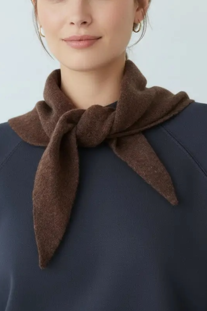 The Wool Blend Neck Scarf