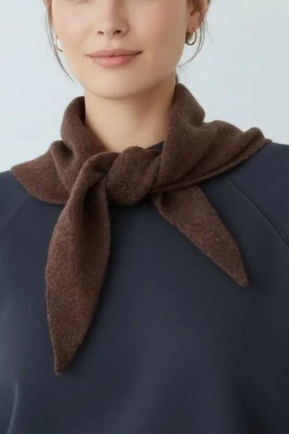 The Wool Blend Neck Scarf