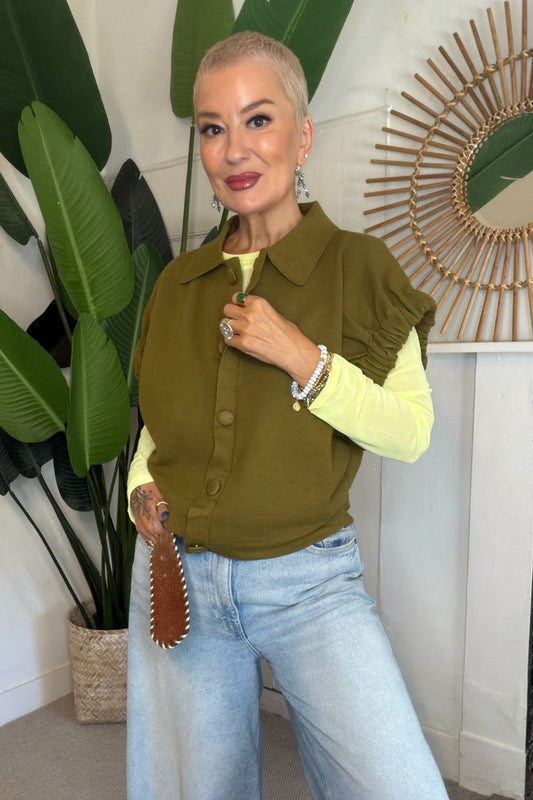Lara Collared Knit