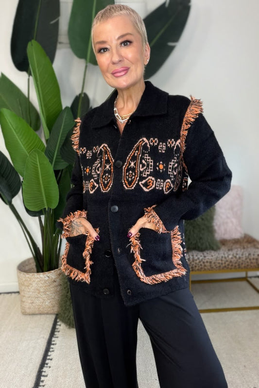 Fringe Folk Knitted Jacket