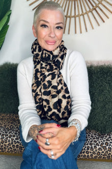 Leopard Print Scarf