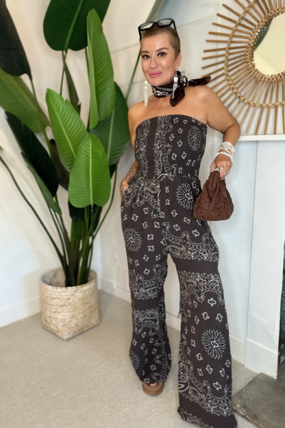Summer Bandana Jumpsuit