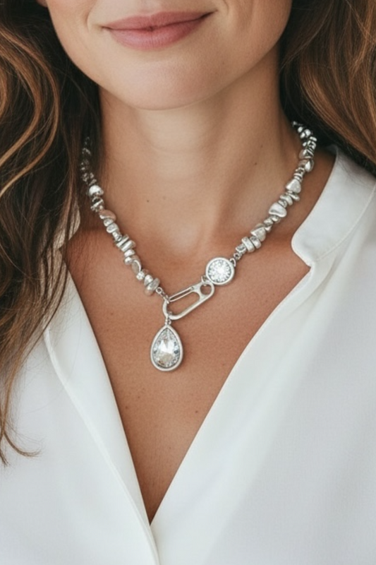 Locked In Necklace - Silver