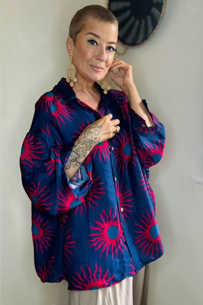 Athens Silk Mix Shirt
