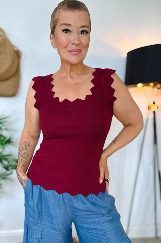 Astra Knitted Vest Top