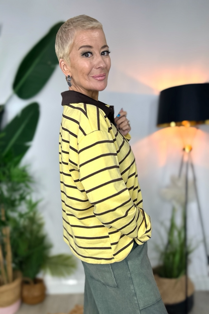 Stripe Rugby Shirt - Banana Split