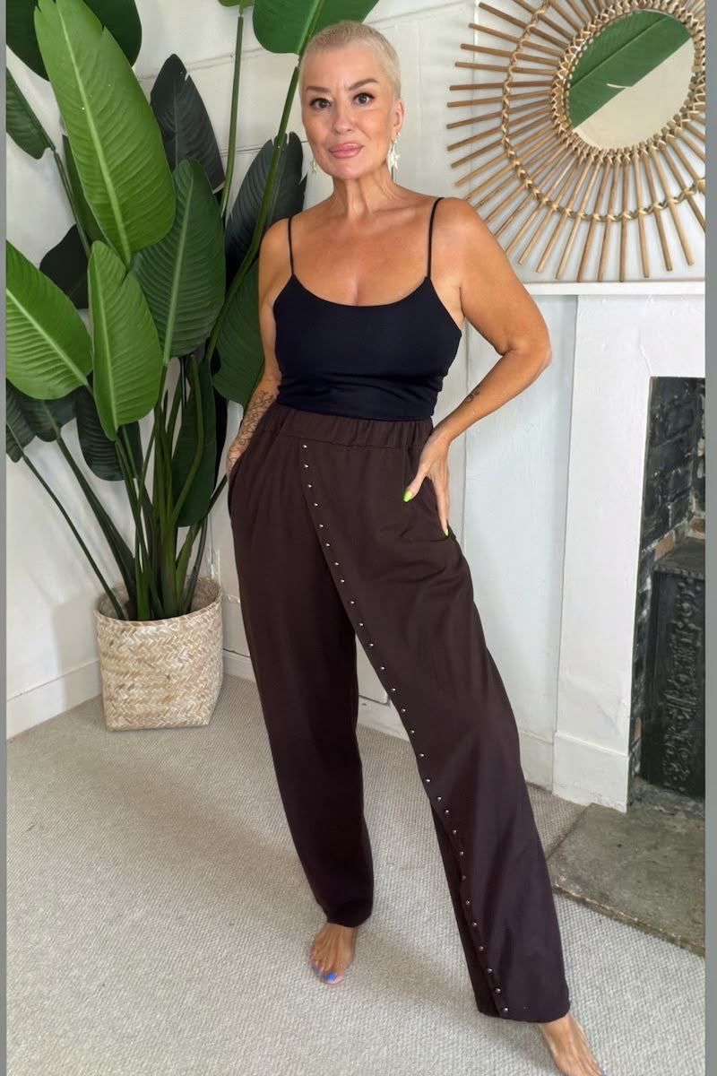 Rae Stud Detail Trousers