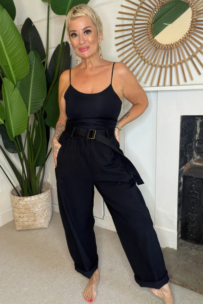 Barrel Leg Trousers