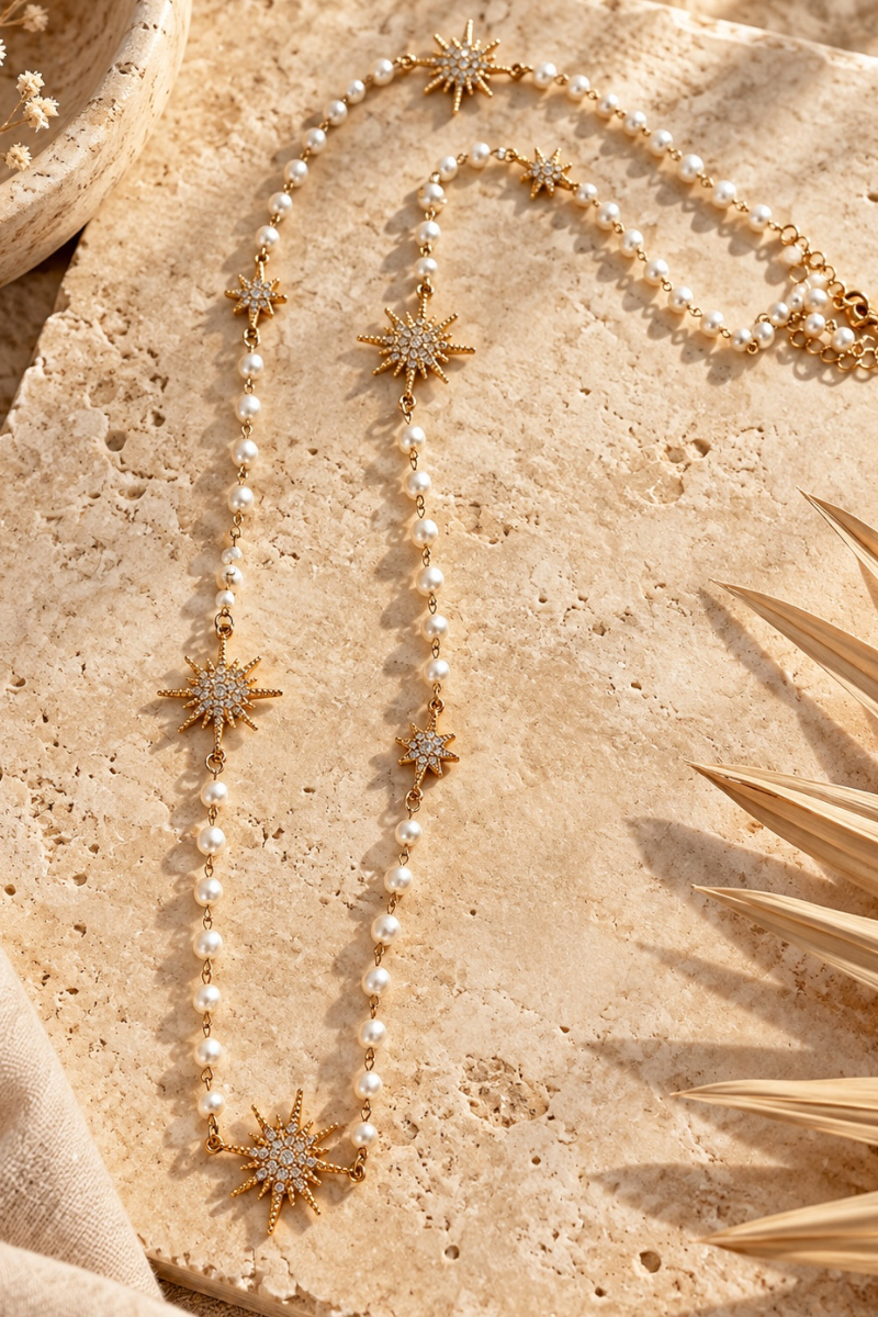 Pearl Starshine Necklace