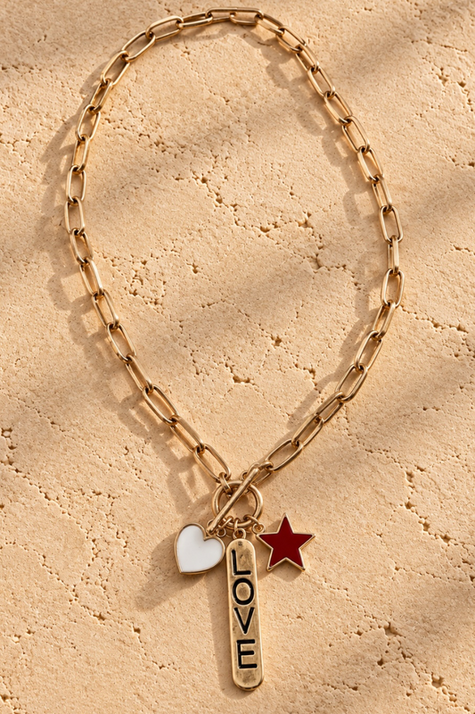 LOVE Star Necklace
