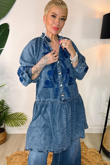 Lilia Denim Dress