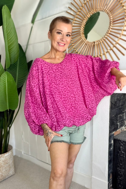 Lola Leopard Print Top