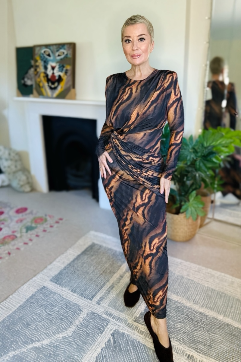 Tiger Kiss Midi Dress