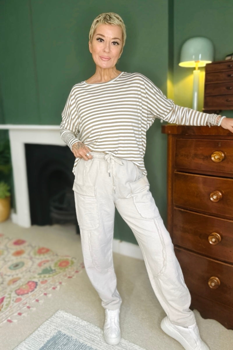 Asha Relaxed Fit Cargo Sweatpants