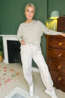 Asha Relaxed Fit Cargo Sweatpants