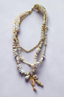 Coastal Keepsake Triple Layer Necklace