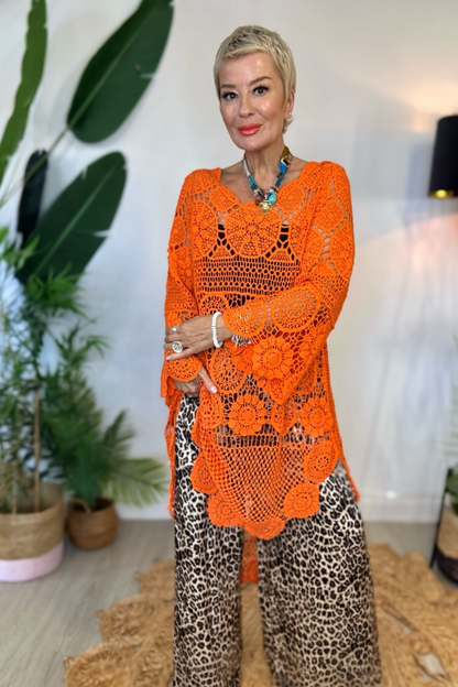 Zahara Crochet Tunic