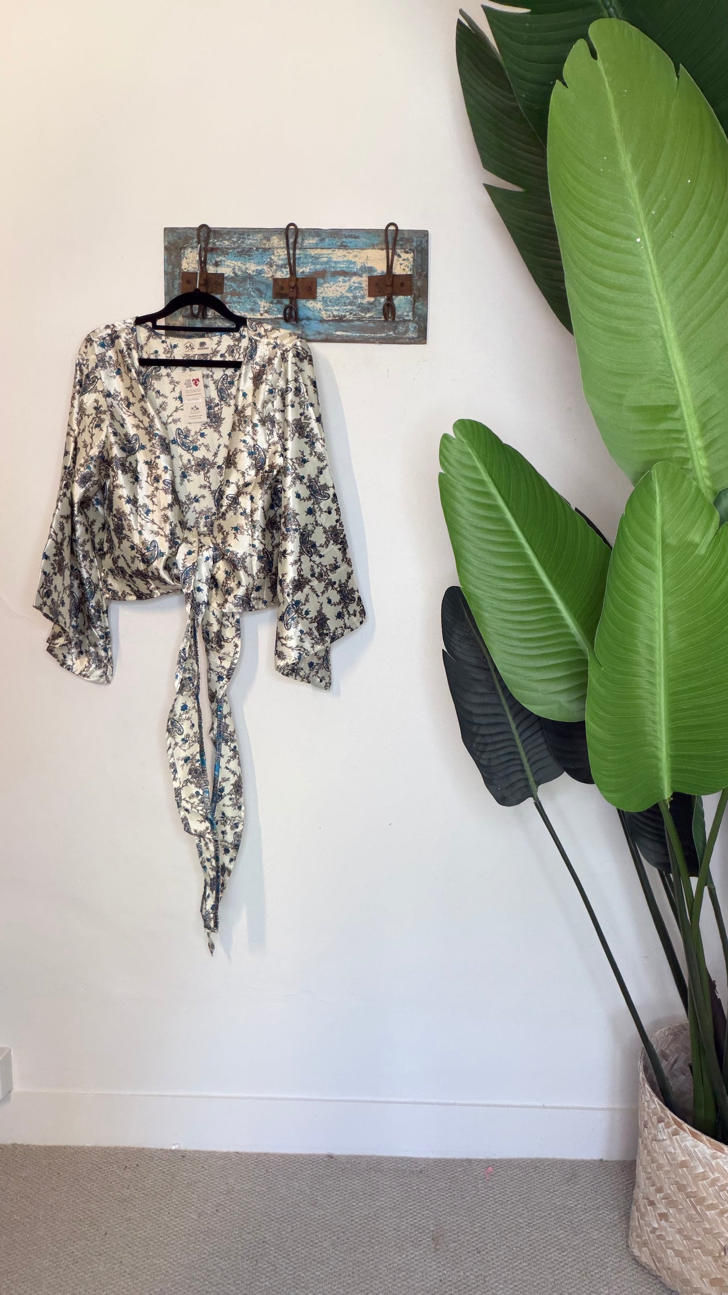 Sari Waterfall Wrap Drop Three