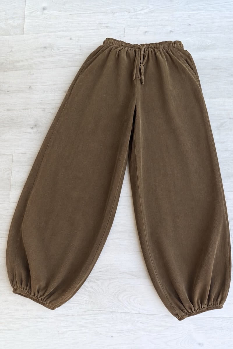 Cord Cuff Trousers