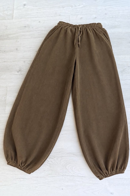 Cord Cuff Trousers