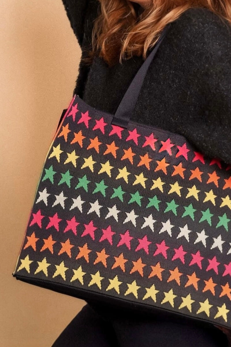 Constellation Large Tote - Navy Star