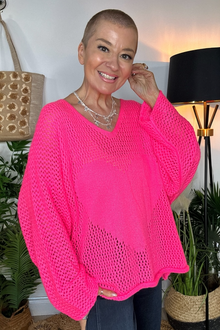 Heart Loose Knit Jumper - PRE-ORDER