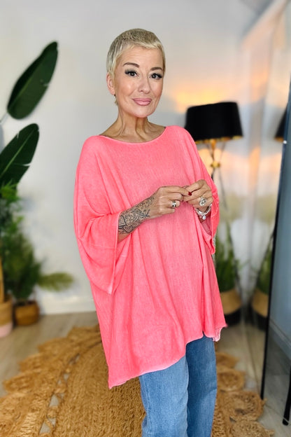 Slouch This Way! Short Sleeve Knit