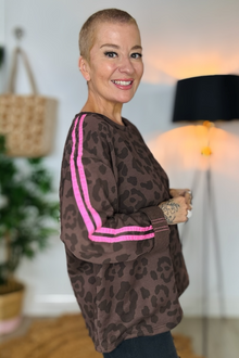 Naomi Leopard Print Sweatshirt
