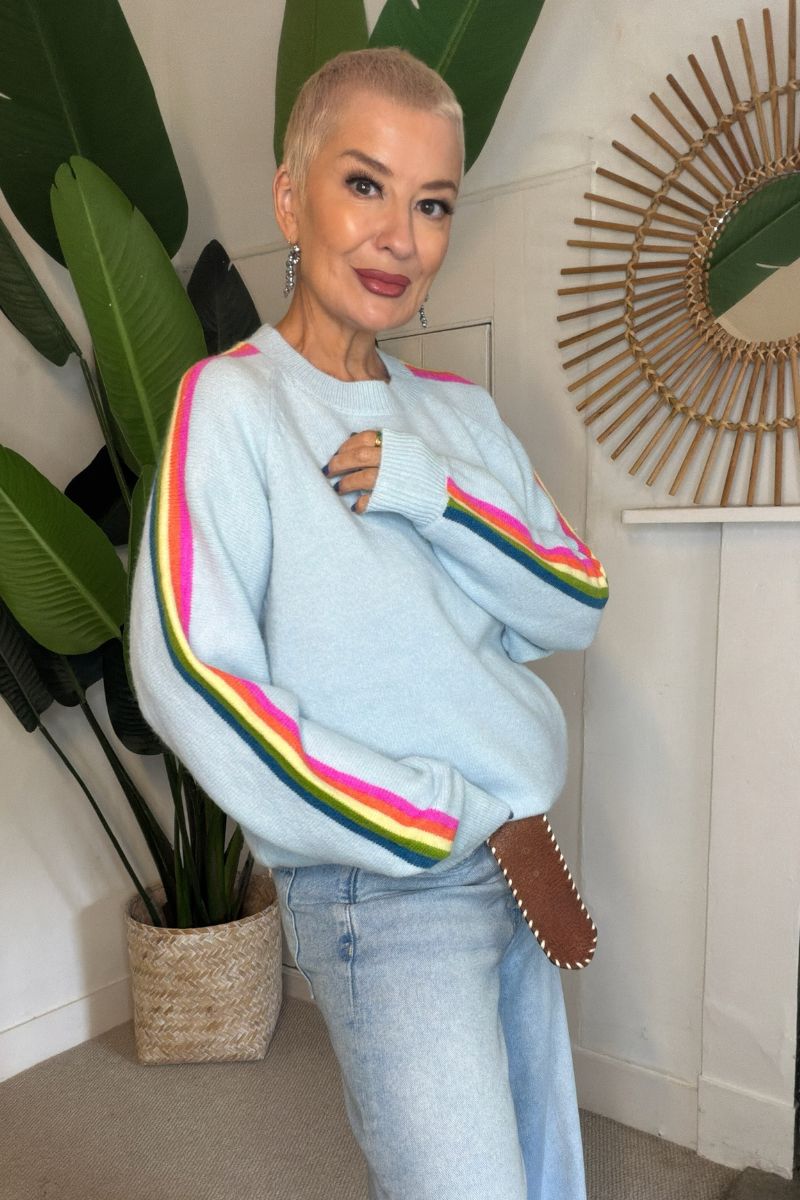 Colour Pop Sleeve Knit