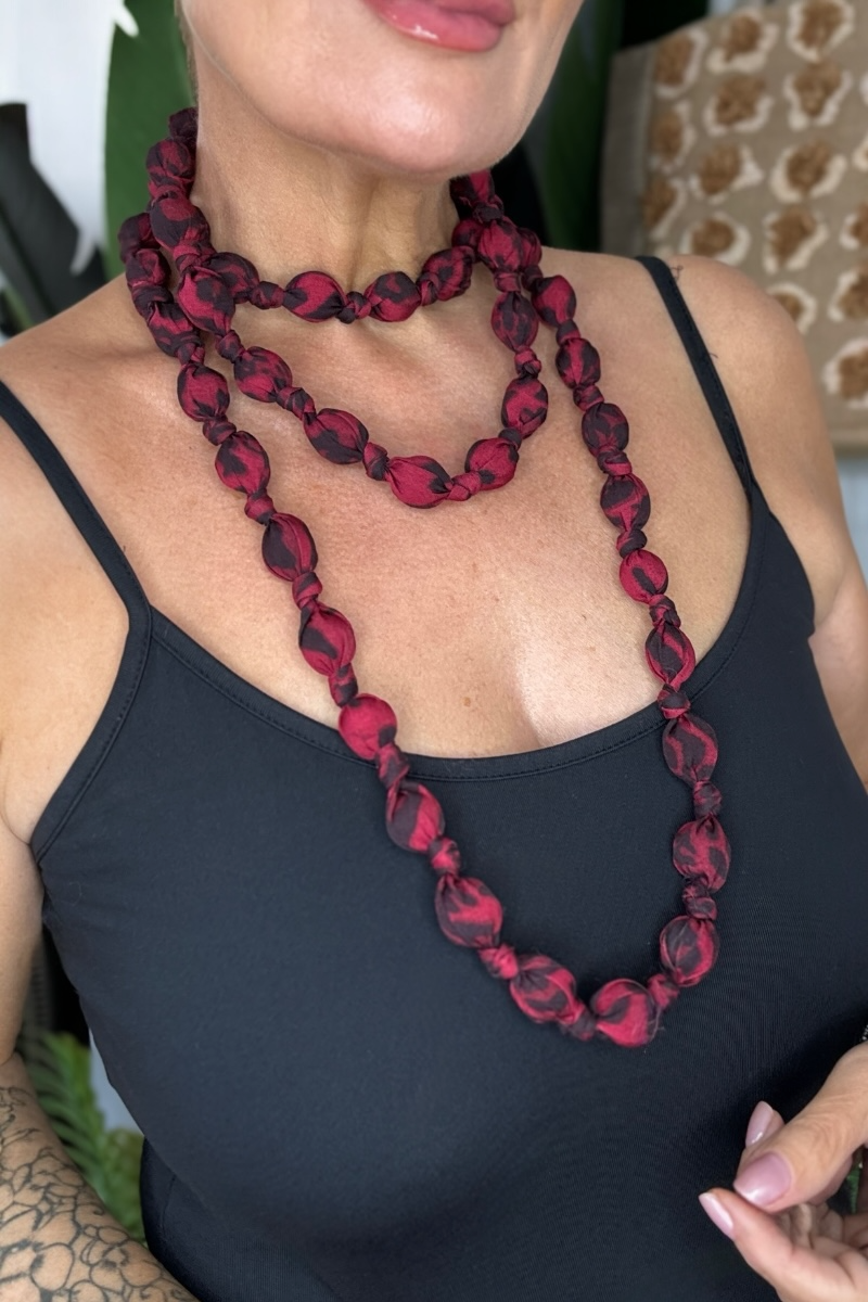 Rina Knotted Long Necklace