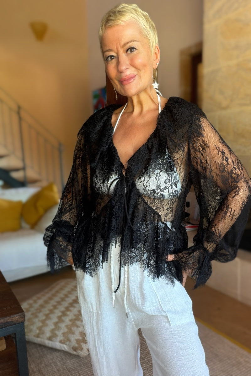 Isabella Lace Blouse