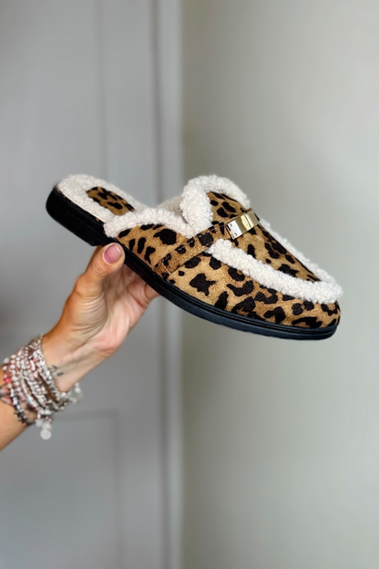 Sophie Loafer Mule - Leopard