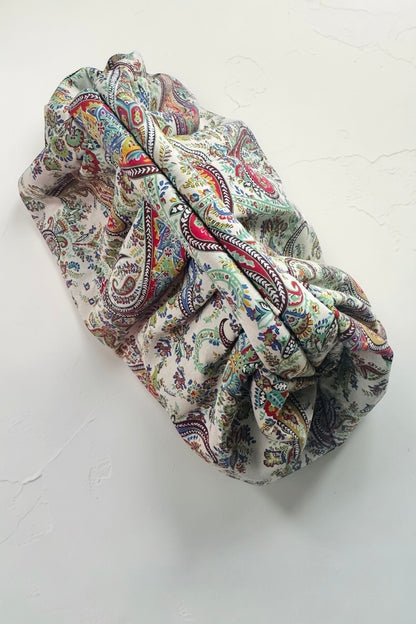 Puffy Clutch Bag - Paisley