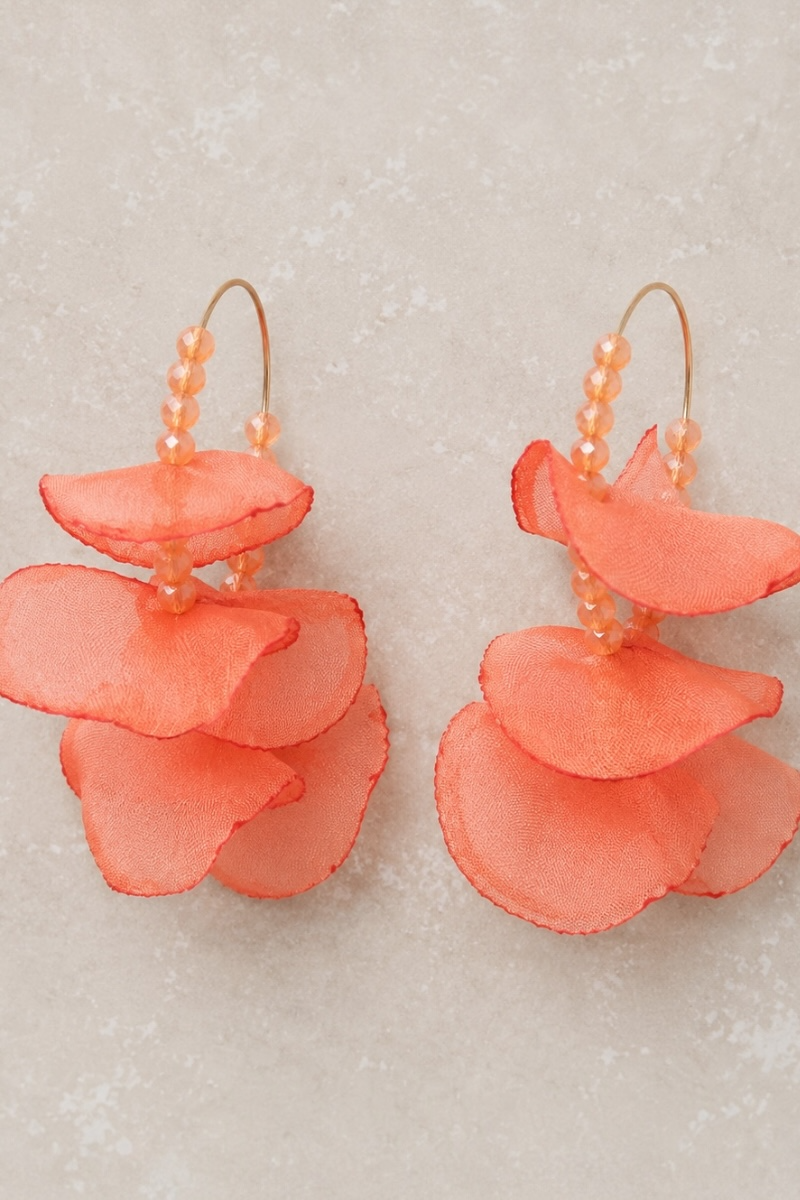Bloom Statement Hoop Earrings