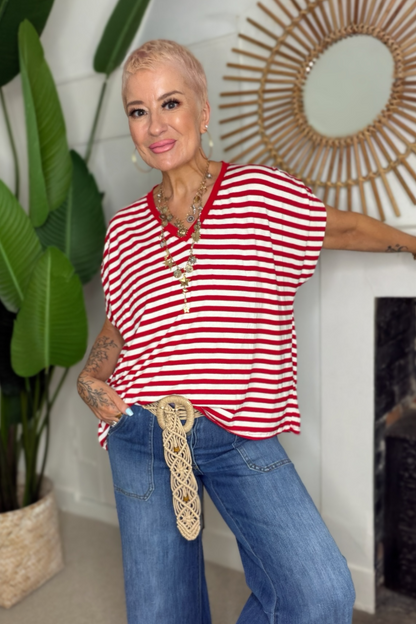 Easy Living Stripe Tee