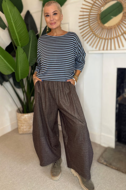 Otto Pinstripe Balloon Trousers