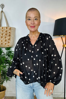 Polka Dot Blouse