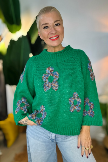 Rachel Multi Fleck Knitted Jumper